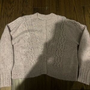 Anthropologie Maeve lavender speckled cardigan